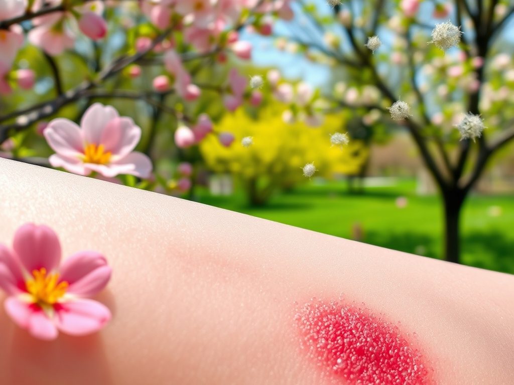 Pyłki wiosenne a skóra: jak rozpoznać objawy alergii i skutecznie ją łagodzić