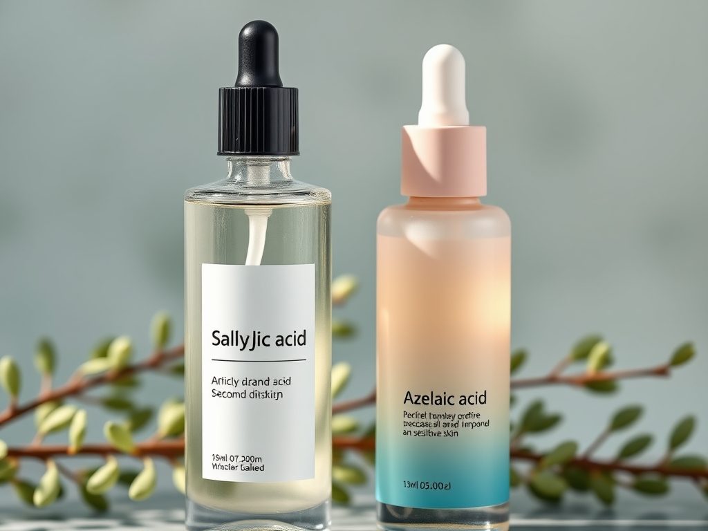 Kwas salicylowy czy azelainowy: jak wybrać i bezpiecznie przetestować działanie na skórę trądzikową i wrażliwą